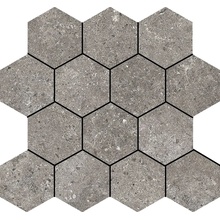 Baldocer Stoneland С000581404 Stoneland Hexa Grey 29*27 Mosaico 27x29 cm, Espanha, outros tipos de pedra - foto 1 - foto 1