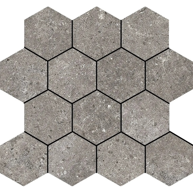Baldocer Stoneland С000581404 Stoneland Hexa Grey 29*27 Mosaic 27x29 cm, Spain, other types of stone - photo 1 Baldocer Stoneland С000581404 Stoneland Hexa Grey 29*27 Mosaic 27x29 cm, Spain, other types of stone - photo 1