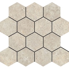 Baldocer Stoneland С000581405 Stoneland Hexa Ivory 29*27 Mosaico 27x29 cm, Espanha, outros tipos de pedra - foto 1 - foto 1