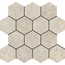 Baldocer Stoneland С000581405 Stoneland Hexa Ivory 29*27 Mosaic 27x29 cm, Spain, other types of stone - photo 1