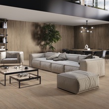Baldocer Vermont 20x120, glazed porcelain stoneware, Spain, wood look - interior photo 1 - photo 4