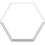 Bardelli Hexa С000570888 HEXA 2 D_Bianco wall tile 15x17 cm, Italy, monochrome - photo 1