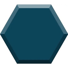 Bardelli Hexa С000570894 HEXA 14 D_Blu väggplatta 15x17 cm, Italien, monokrom - foto 1 - foto 1