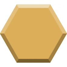 Bardelli Hexa С000570890 HEXA 10 D_Giallo väggplatta 15x17 cm, Italien, monokrom - foto 1 - foto 1