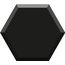 Bardelli Hexa С000570887 HEXA 1 D_Nero Wandfliese 15x17 cm, Italien, monochrom - Foto 1
