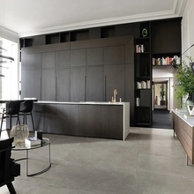 Bardelli Lines 60x60, glazed porcelain stoneware, Italy, concrete - interior photo 1 - photo 3