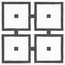 Bayker Quilt С000326571 14941_Quilt_deco_mayfair_20*20 porcelain tile 20x20 cm, Italy, concrete - photo 1