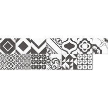 Bayker Quilt С000326572 14942_Quilt_deco_black_20*20 posliinilaatta 20x20 cm, Italia, betonin alla - kuva 1 - kuva 1
