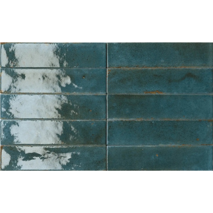 Bayker Raku С000547098 66878_Blu Oriente porcelain tile 6x25 cm, Italy - photo 1 Bayker Raku С000547098 66878_Blu Oriente porcelain tile 6x25 cm, Italy - photo 1