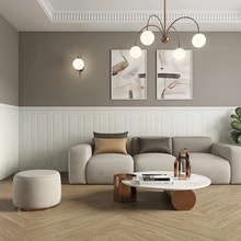 Bestile Boiserie 30x120 см, glaserad keramisk granit, Spanien, monokrom - interiörfoto 1 - foto 2