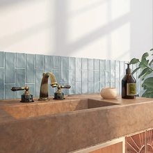 Bestile Borgo 6,5x20 см, glaserad keramisk granit, Spanien, monokrom - interiörfoto 1 - foto 1