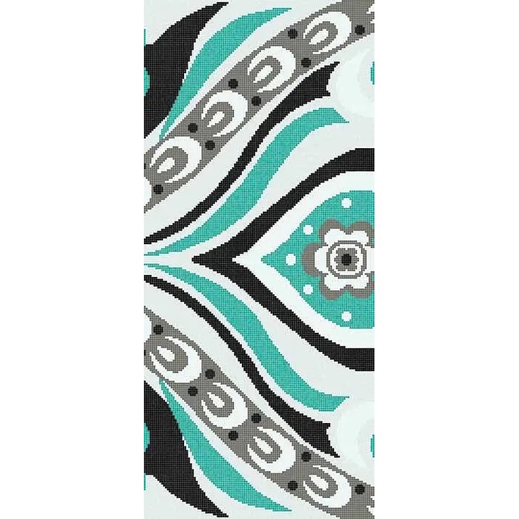 Bisazza Bisazza Wears Emilio Pucci С000289552 Amelie Green C_129,1*290,5 Mosaïque 129,1x290,5 cm, Italie, tissu - photo 1 Bisazza Bisazza Wears Emilio Pucci С000289552 Amelie Green C_129,1*290,5 Mosaïque 129,1x290,5 cm, Italie, tissu - photo 1