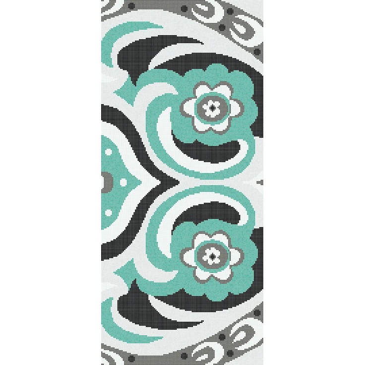 Bisazza Bisazza Wears Emilio Pucci С000289553 Amelie Green D_129,1*290,5 Mozaika 129,1x290,5 cm, Itálie, pod látku - fotografie 1 Bisazza Bisazza Wears Emilio Pucci С000289553 Amelie Green D_129,1*290,5 Mozaika 129,1x290,5 cm, Itálie, pod látku - fotografie 1
