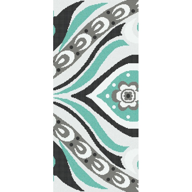 Bisazza Bisazza Wears Emilio Pucci С000289552 Amelie Green C_129,1*290,5 Mozaik 129,1x290,5 cm, Italien, under stof - foto 1 Bisazza Bisazza Wears Emilio Pucci С000289552 Amelie Green C_129,1*290,5 Mozaik 129,1x290,5 cm, Italien, under stof - foto 1