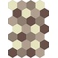 Bisazza Blends С000489080 Autunno E 23*23 Floor tile 23x23 cm, Italy - photo 1