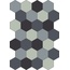 Bisazza Blends С000489084 Inverno E 23*23 Azulejo para o piso 23x23 cm, Itália - foto 1