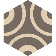 Bisazza Dal Bianco С000280563 Concentric Tortora_E_23*23 Gulvflis 23x23 cm, Italia - foto 1 - foto 1