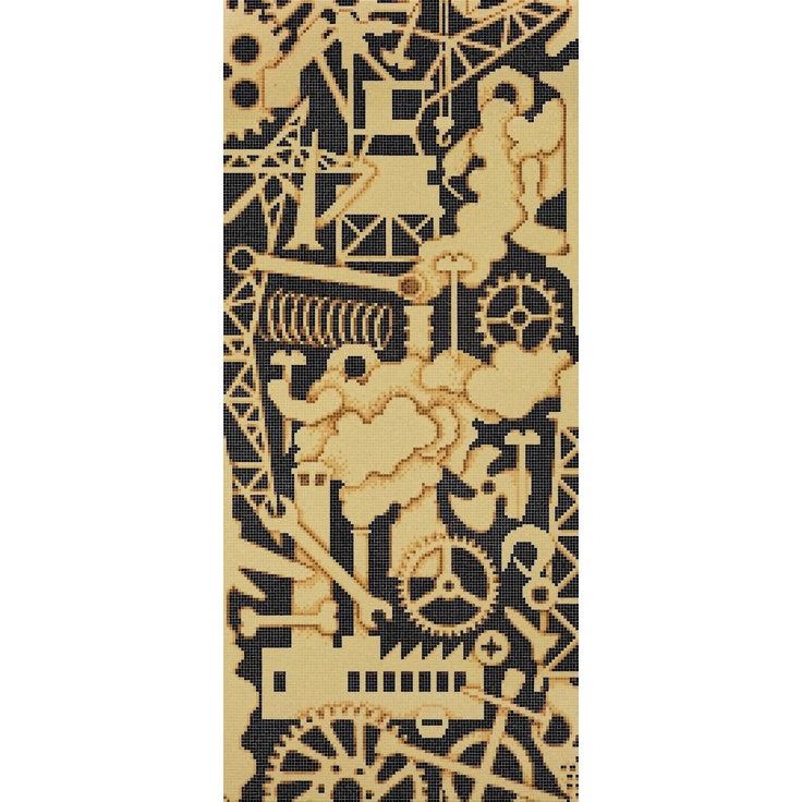 Bisazza Decori 10 С000415580 Industry Amber A Mozaik 129,1x290,5 cm, Italien - foto 1 Bisazza Decori 10 С000415580 Industry Amber A Mozaik 129,1x290,5 cm, Italien - foto 1