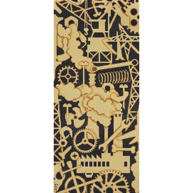 Bisazza Decori 10 С000415581 Industry Amber B Mosaic 129,1x290,5 cm, Italy - photo 1 Bisazza Decori 10 С000415581 Industry Amber B Mosaic 129,1x290,5 cm, Italy - photo 1