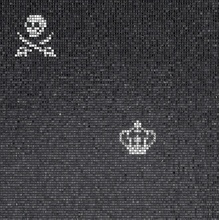 Bisazza Decori 10 С000314575 Skulls & Crowns Black Mozaik 96,8x96,8 cm, Italien - foto 1 - foto 1