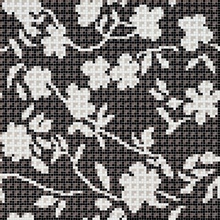 Bisazza Decori 10 С000415559 Flower CornerBlack Mozaik 96,8x96,8 cm, Italien - foto 1 - foto 1