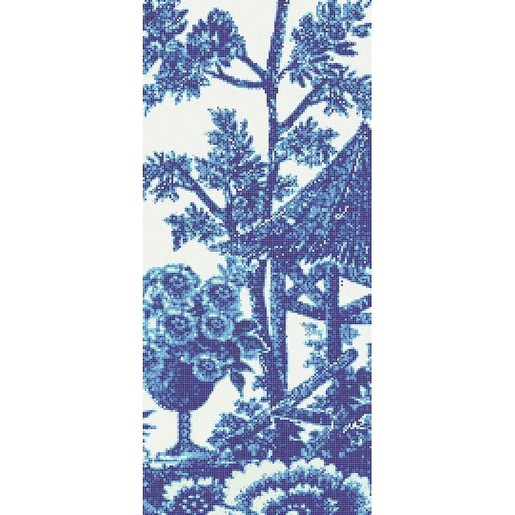 Bisazza Decori 10 С000415585 Jardin Bleu C Mosaic 129,1x290,5 cm, Italy - photo 1 Bisazza Decori 10 С000415585 Jardin Bleu C Mosaic 129,1x290,5 cm, Italy - photo 1