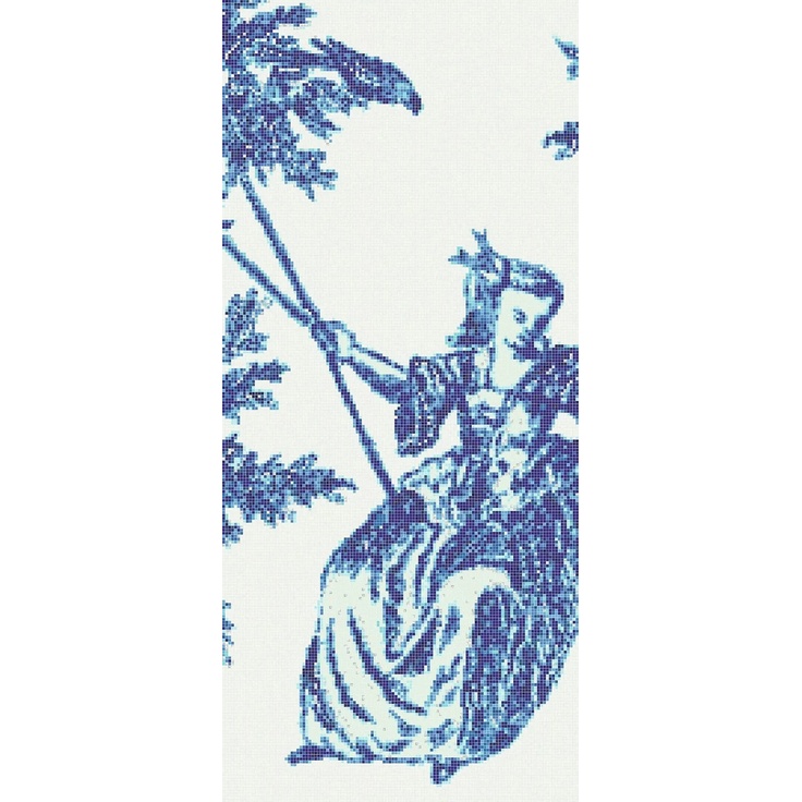 Bisazza Decori 10 С000415589 Jardin Bleu G Mosaic 129,1x290,5 cm, Italy - photo 1 Bisazza Decori 10 С000415589 Jardin Bleu G Mosaic 129,1x290,5 cm, Italy - photo 1