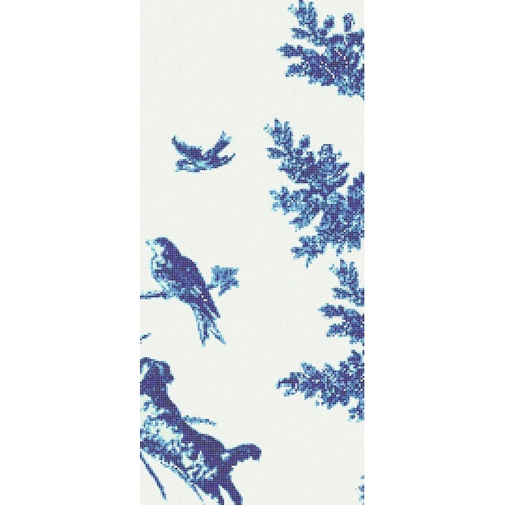 Bisazza Decori 10 С000415587 Jardin Bleu E Mozaika 129,1x290,5 cm, Itálie - fotografie 1 Bisazza Decori 10 С000415587 Jardin Bleu E Mozaika 129,1x290,5 cm, Itálie - fotografie 1