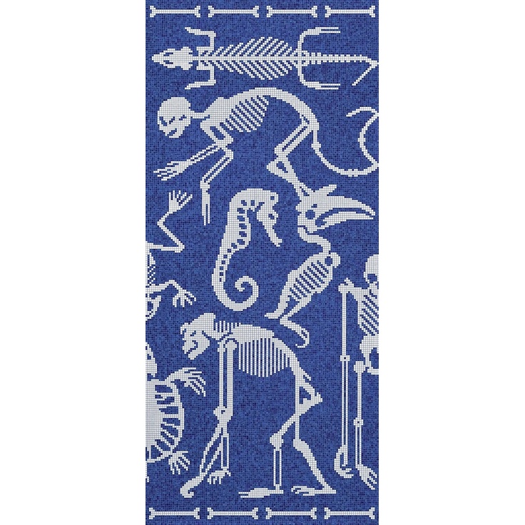 Bisazza Decori 10 С000415631 Perished Blue A Mozaika 129,1x290,5 cm, Włochy - zdjęcie 1 Bisazza Decori 10 С000415631 Perished Blue A Mozaika 129,1x290,5 cm, Włochy - zdjęcie 1