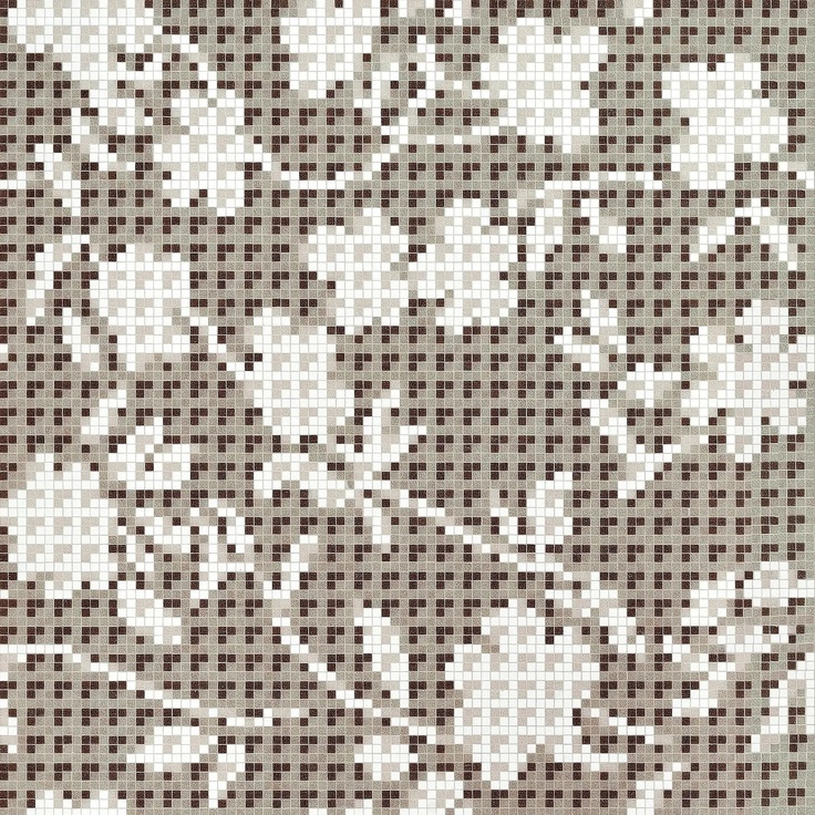 Bisazza Decori 10 С000415561 Flower CornerGrey Mozaika 96,8x96,8 cm, Włochy - zdjęcie 1 Bisazza Decori 10 С000415561 Flower CornerGrey Mozaika 96,8x96,8 cm, Włochy - zdjęcie 1