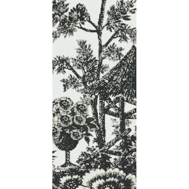 Bisazza Decori 10 С000415593 Jardin Gris C Mozaika 129,1x290,5 cm, Itálie - fotografie 1 Bisazza Decori 10 С000415593 Jardin Gris C Mozaika 129,1x290,5 cm, Itálie - fotografie 1