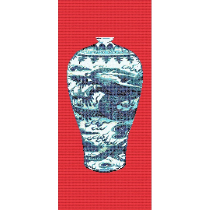 Bisazza Decori 10 С000415529 Blue Vases C Mosaïque 129,1x290,5 cm, Italie - photo 1 Bisazza Decori 10 С000415529 Blue Vases C Mosaïque 129,1x290,5 cm, Italie - photo 1