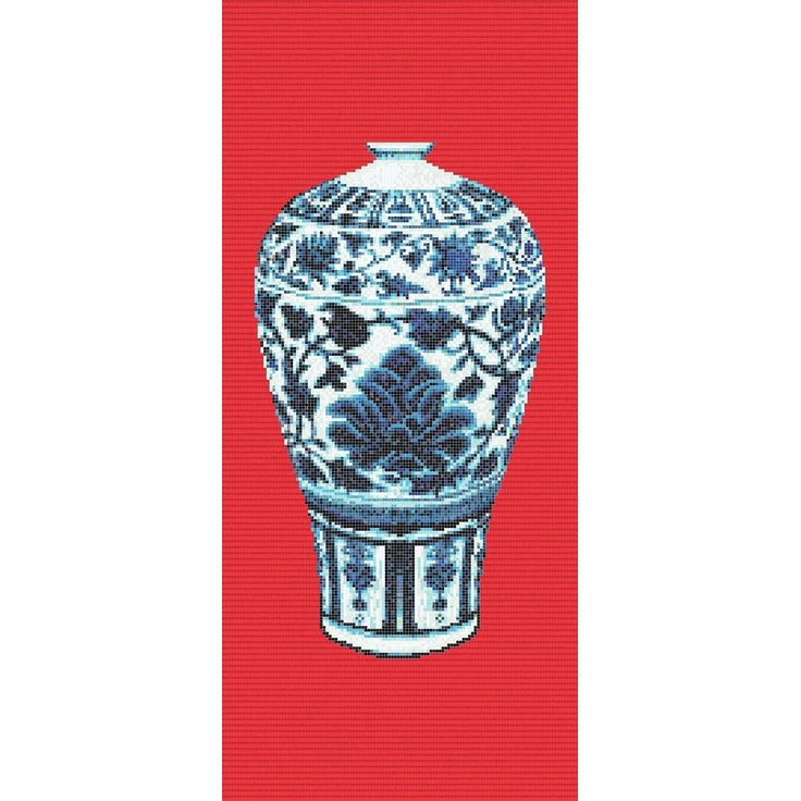 Bisazza Decori 10 С000415527 Blue Vases A Mozaik 129,1x290,5 cm, Italien - foto 1 Bisazza Decori 10 С000415527 Blue Vases A Mozaik 129,1x290,5 cm, Italien - foto 1