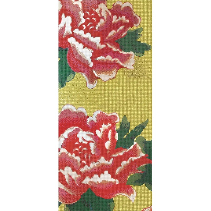 Bisazza Decori 10 С000415630 Peonies Oro D Mosaico 129,1x290,5 cm, Italia, oro e metalli preziosi - foto 1 Bisazza Decori 10 С000415630 Peonies Oro D Mosaico 129,1x290,5 cm, Italia, oro e metalli preziosi - foto 1