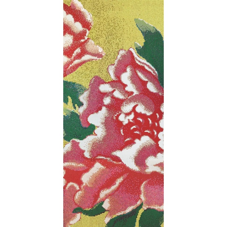 Bisazza Decori 10 С000415628 Peonies Oro B Mosaic 129,1x290,5 cm, Italy, gold and precious metals - photo 1 Bisazza Decori 10 С000415628 Peonies Oro B Mosaic 129,1x290,5 cm, Italy, gold and precious metals - photo 1