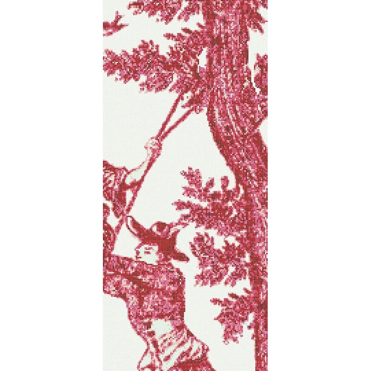 Bisazza Decori 10 С000415606 Jardin Rouge H Mosaic 129,1x290,5 cm, Italy - photo 1 Bisazza Decori 10 С000415606 Jardin Rouge H Mosaic 129,1x290,5 cm, Italy - photo 1