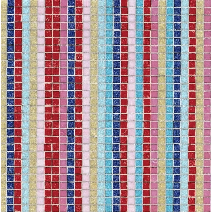 Bisazza Decori 10 С000052098 Stripes Summer Mozaika 32,2x32,2 cm, Itálie - fotografie 1 Bisazza Decori 10 С000052098 Stripes Summer Mozaika 32,2x32,2 cm, Itálie - fotografie 1