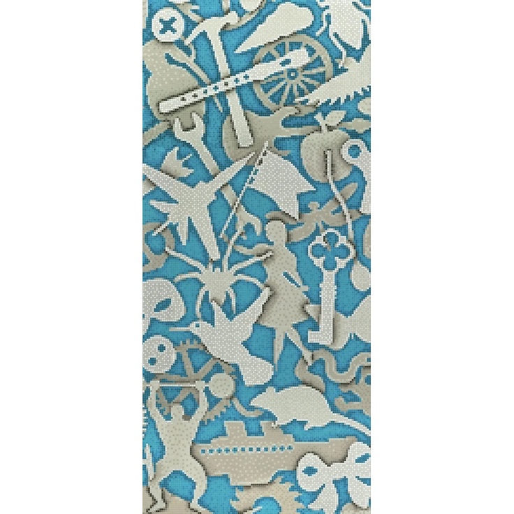 Bisazza Decori 10 С000415638 Silhouette Turquoise A Mozaik 129,1x290,5 cm, Italien - foto 1 Bisazza Decori 10 С000415638 Silhouette Turquoise A Mozaik 129,1x290,5 cm, Italien - foto 1