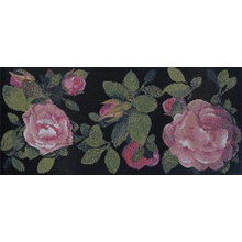 Bisazza Decori 10 06001318VL Springrose Nero A Mosaico 129,1x290,5 cm, Itália - foto 1 - foto 1