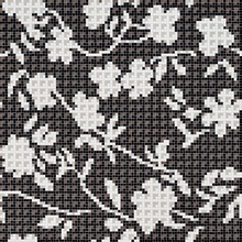 Bisazza Decori 10 06001579VL Flower Corner Black Mosaico 96,8x96,8 cm, Itália - foto 1 - foto 1