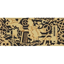 Bisazza Decori 10 06001842VL Industry Amber A Mosaico 129,1x290,5 cm, Itália - foto 1 - foto 1