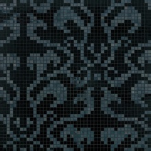 Bisazza Decori 20 0000002395 Damasco Black Mozaïek 97x97 cm, Italië - foto 1 - foto 1