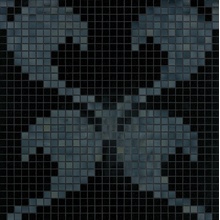 Bisazza Decori 20 0000022880 Hearts New Black Mozaïek 64,7x64,7 cm, Italië - foto 1 - foto 1