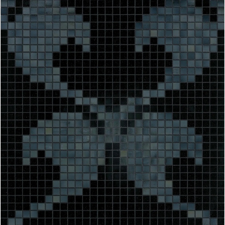 Bisazza Decori 20 0000022880 Hearts New Black Mosaic 64,7x64,7 cm, Italy - photo 1 Bisazza Decori 20 0000022880 Hearts New Black Mosaic 64,7x64,7 cm, Italy - photo 1