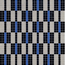 Bisazza Decori 20 С000393701 Alternance Bleue Mozaïek 64,7x64,7 cm, Italië - foto 1 - foto 1