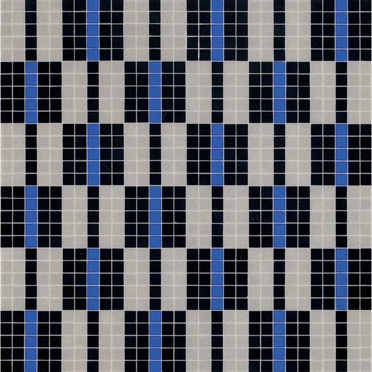 Bisazza Decori 20 С000393701 Alternance Bleue Mozaika 64,7x64,7 cm, Włochy - zdjęcie 1 Bisazza Decori 20 С000393701 Alternance Bleue Mozaika 64,7x64,7 cm, Włochy - zdjęcie 1