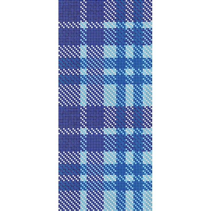 Bisazza Decori 20 С000393708 George Blue Mozaika 129,1x290,5 cm, Itálie, pod látku - fotografie 1 Bisazza Decori 20 С000393708 George Blue Mozaika 129,1x290,5 cm, Itálie, pod látku - fotografie 1