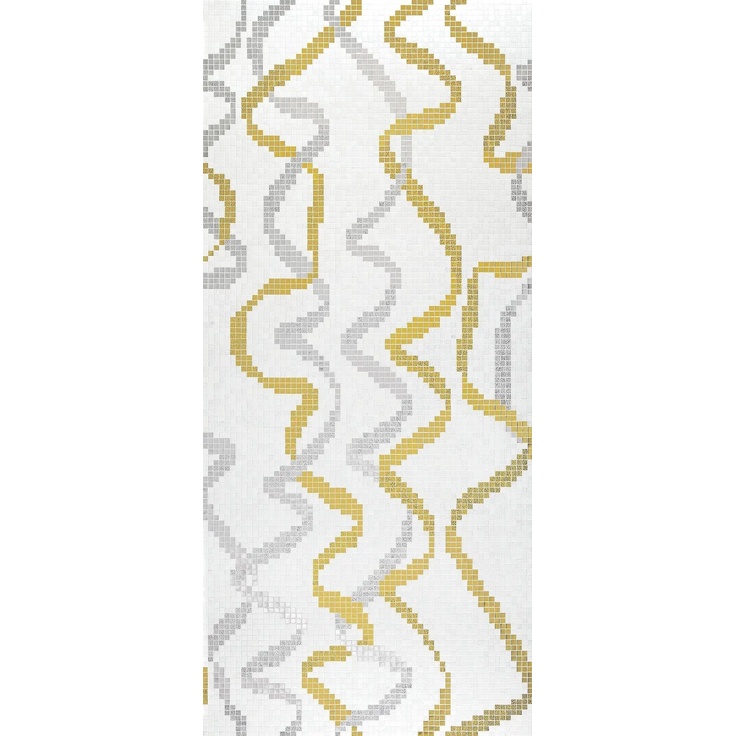 Bisazza Decori 20 С000052188 Festoon Mozaik 129,4x291,2 cm, Italien, guld og ædelmetaller - foto 1 Bisazza Decori 20 С000052188 Festoon Mozaik 129,4x291,2 cm, Italien, guld og ædelmetaller - foto 1
