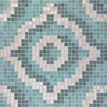 Bisazza Decori 20 С000052118 Velvet Grey Oro Bianco Mozaïek 64,7x64,7 cm, Italië, goud en edelmetalen - foto 1 - foto 1