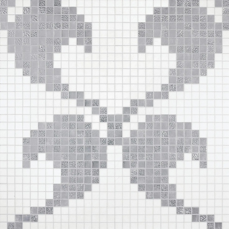 Bisazza Decori 20 П000020855 Hearts Oro Bianco Mosaico 64,7x64,7 cm, Itália, ouro e metais preciosos - foto 1 Bisazza Decori 20 П000020855 Hearts Oro Bianco Mosaico 64,7x64,7 cm, Itália, ouro e metais preciosos - foto 1